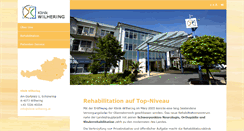 Desktop Screenshot of klinik-wilhering.at