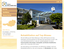 Tablet Screenshot of klinik-wilhering.at